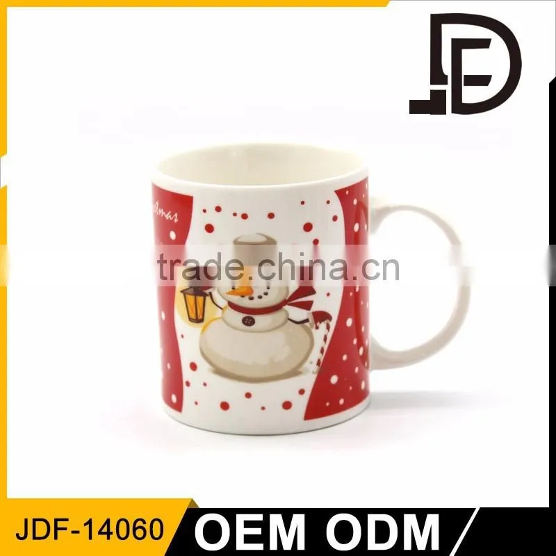 Drinkware christmas red mug, ceramic christmas mugs
