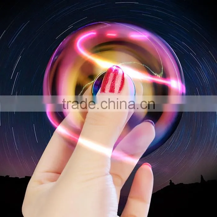 Wholesale Colorful Ball bearing Focus Finger Hand Spinner Toys Fidget Spinner