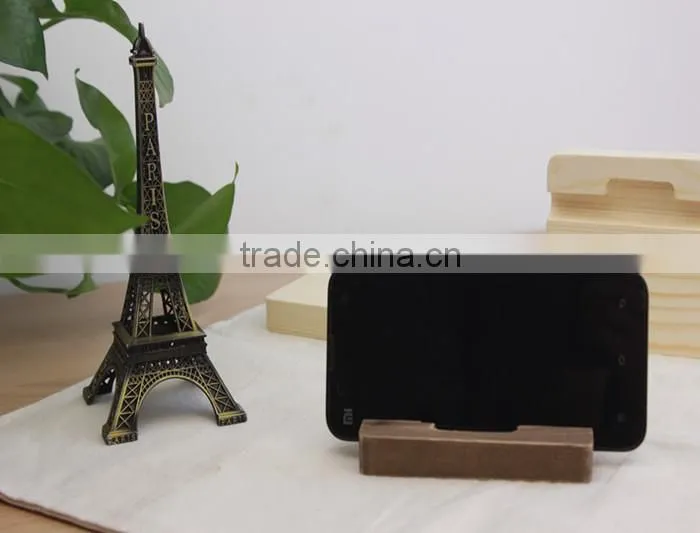 Economic wooden mobile phone holder