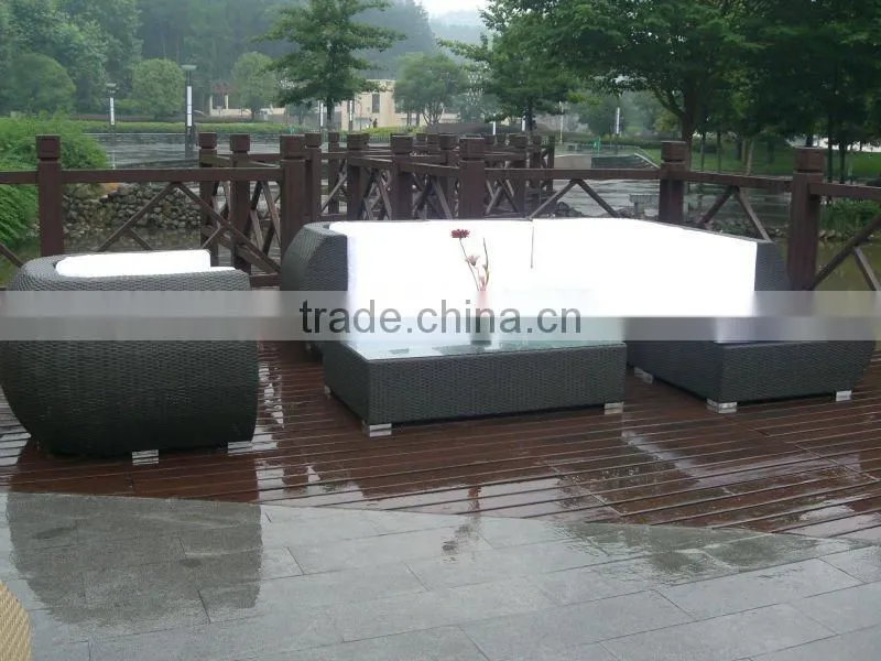 rattan garden patio furniture sofa set