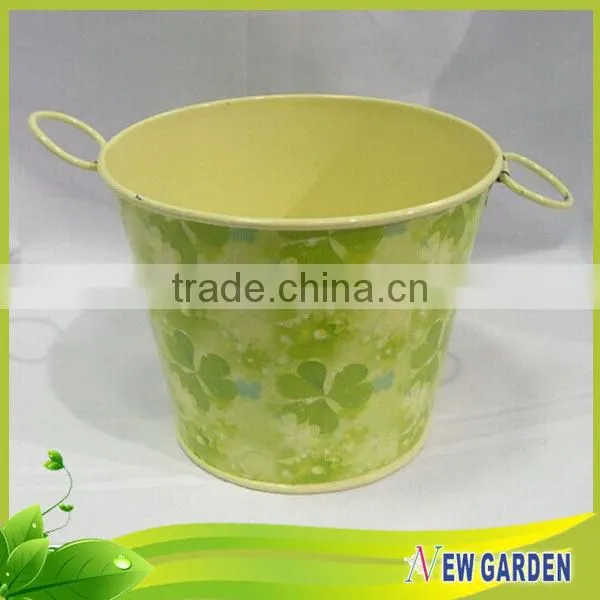 High Standard Cheap Round Balcony Metal Plastic Hanging Basket Pots