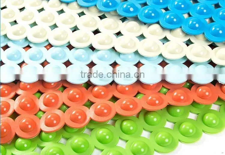 Non toxic leaf texture funny tub pvc kids plastic bath mats