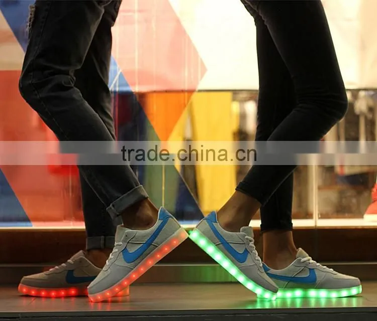 Rechargeable LED light shoes