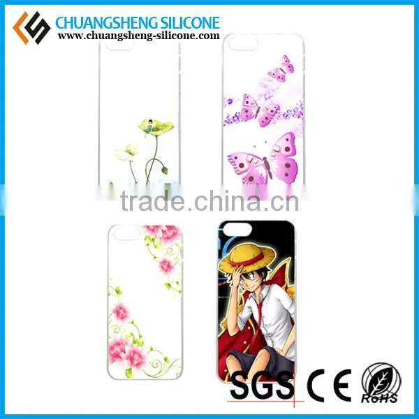 Newest Style Colored Drawing Silicone Phone Cover for iphone 6