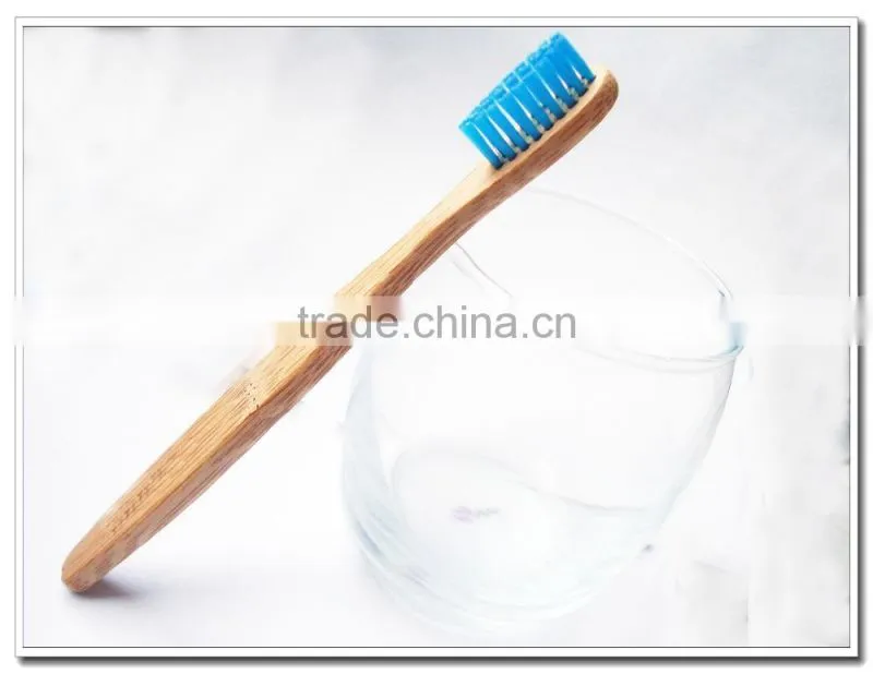 Travel portable personal oral hygiene bamboo toothbrush