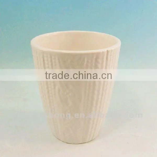 Hot sale USA White ceramic mug without handle