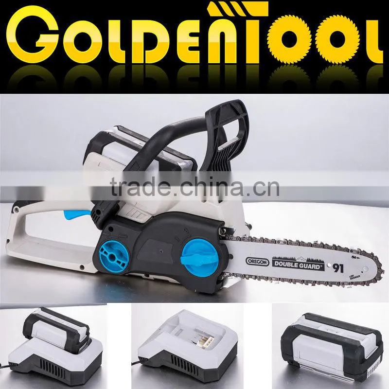 36v 3Ah 650w Brushless Li-Ion Wood Cutting Chainsaw Industrial Log Splitters Machine Portable Cordless Tree Trimmer GW8238