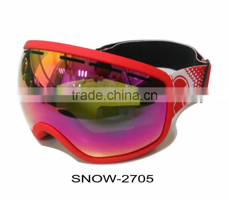 water transfer printing skiing goggle,snow goggles,snow boarding goggles