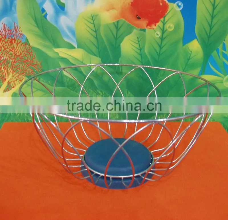 140-64 Round shape Fruit Basket with plating
