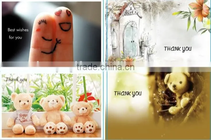 Full Color Printing Handmade Card Birthday Greeting Cards Message Card