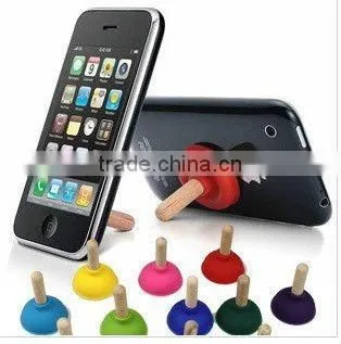 Mini colorful silicone phone holder for iphone 5