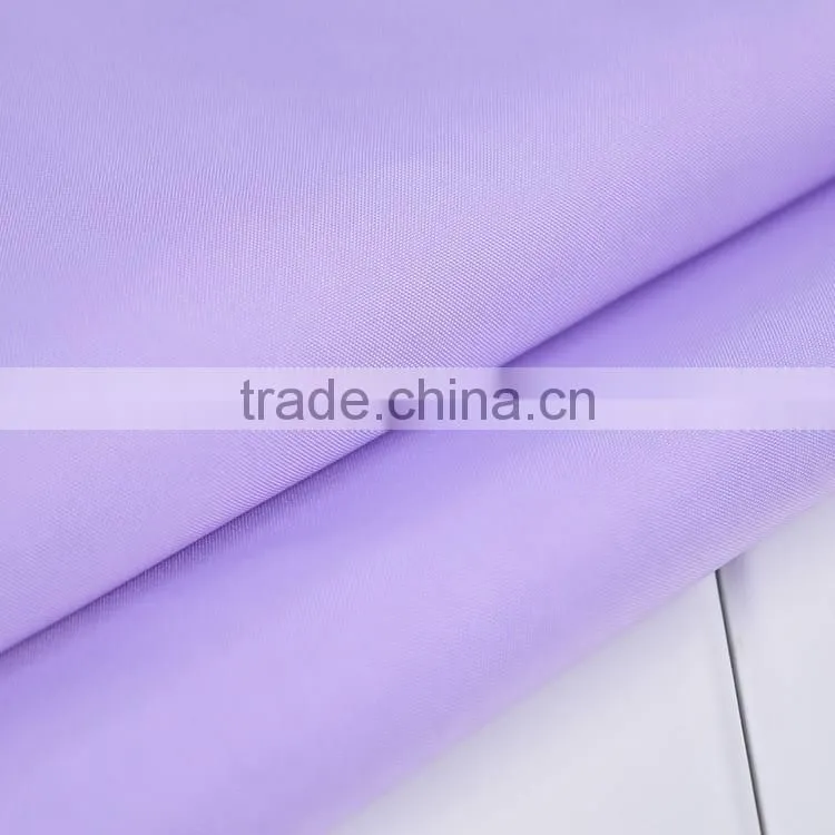 100% polyester 63D 190T polyester taffeta fabric lining fabric more color fabric