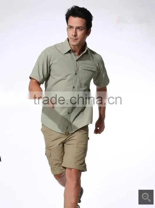ZX Outdoor/Fishing Shirt Mens vented camp shirts Casual sports shirts