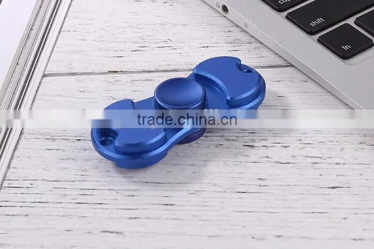 Wholesale OEM Finger Toy Anti Stress Tri Hand Fidget popular edc Spinner Toys/ light hand spinner toys/ rose golden spinner toy