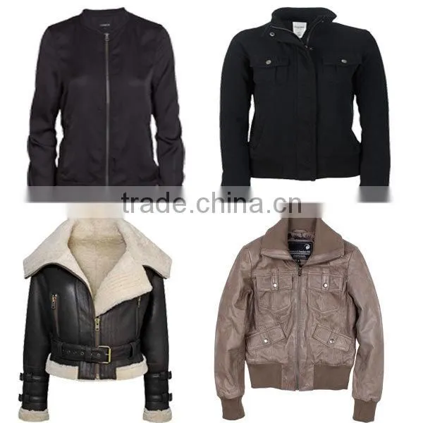 China fashion clothing custom made woman jacket manufacturer / jacket for women