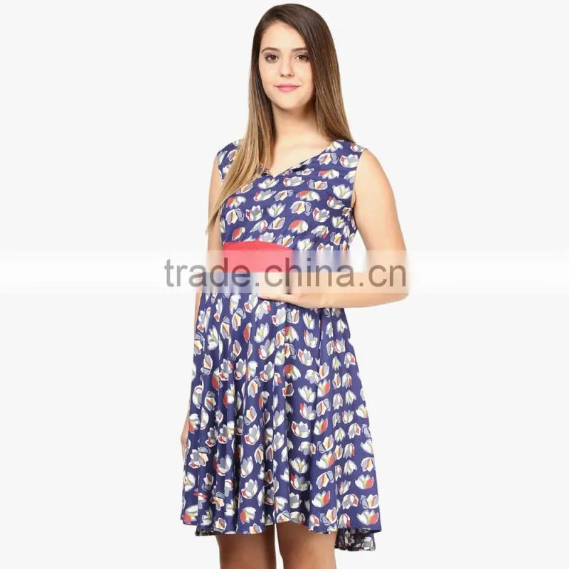 2016 all over print wholesale maternity clothes dress for women