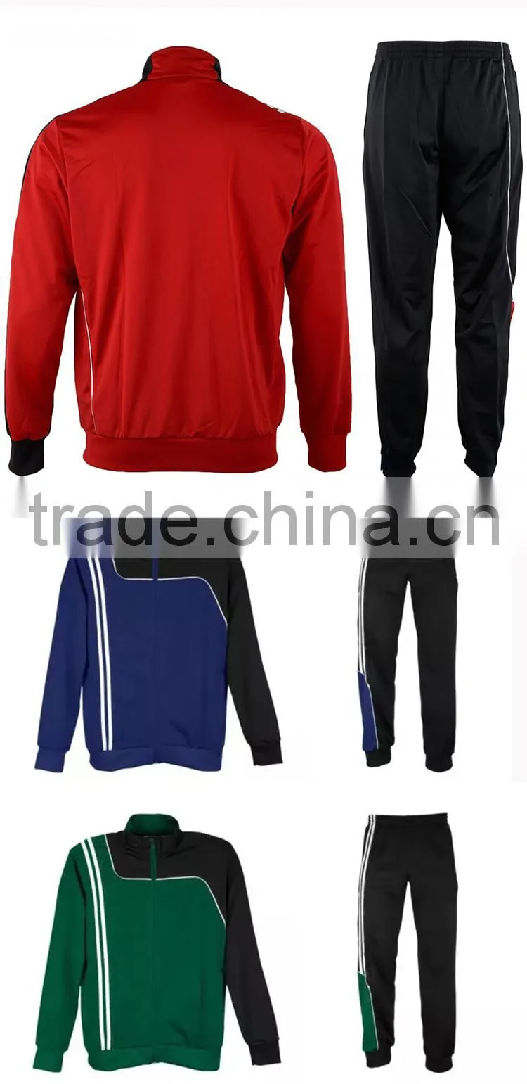 New dwsign training soccer tracksuit set patchwork sportweat suits men gym jacket jogger pants custom printed logo