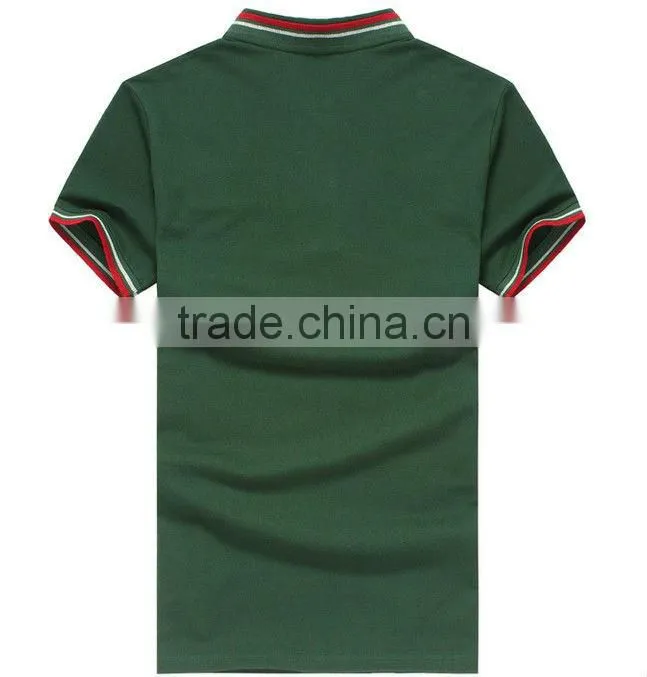 Mens short sleeve V-neck polo tops TB04
