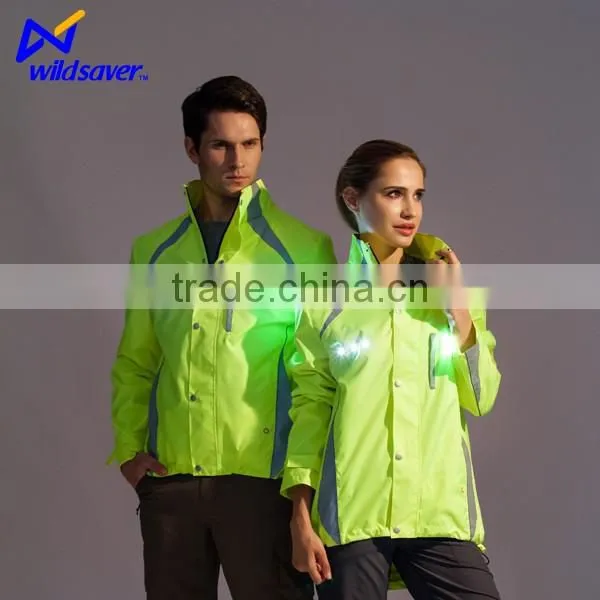 LED reflective security polo jack uniform design