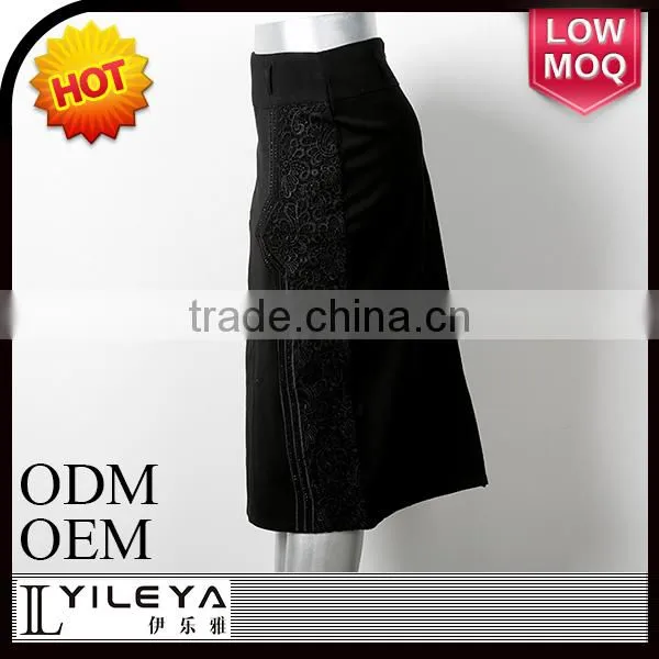 new design elastic narrow high waist fashion denim skirt