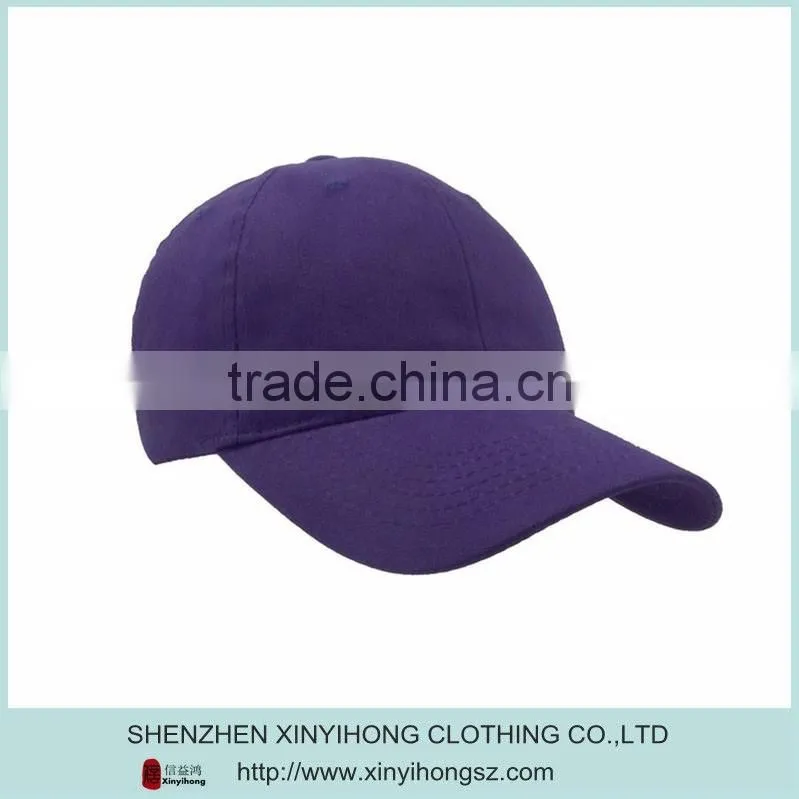 custom top quality 100% cotton twill baseball cap/golf sports caps