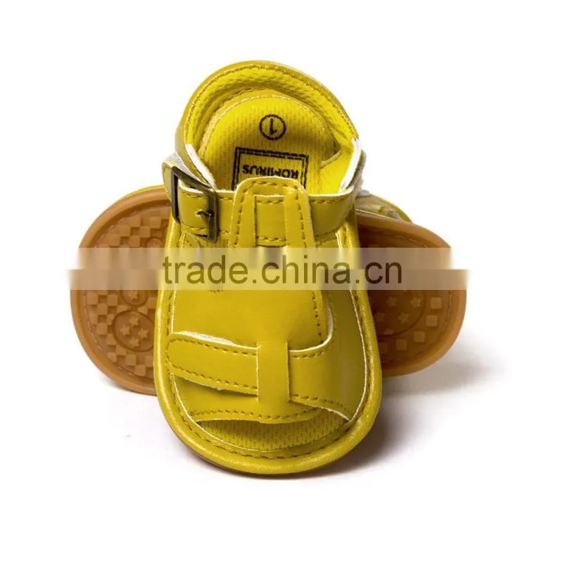 Designer PU baby sandals, soft feel baby sandals