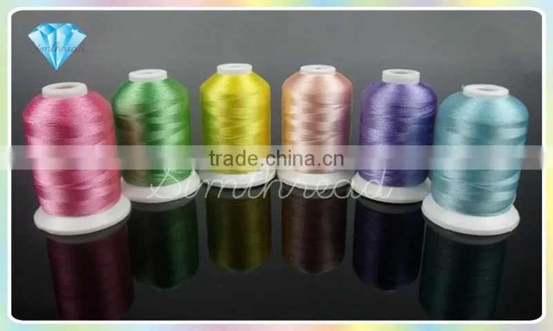 1000M Polyester Embroidery Machine Thread 63 Brother Colors