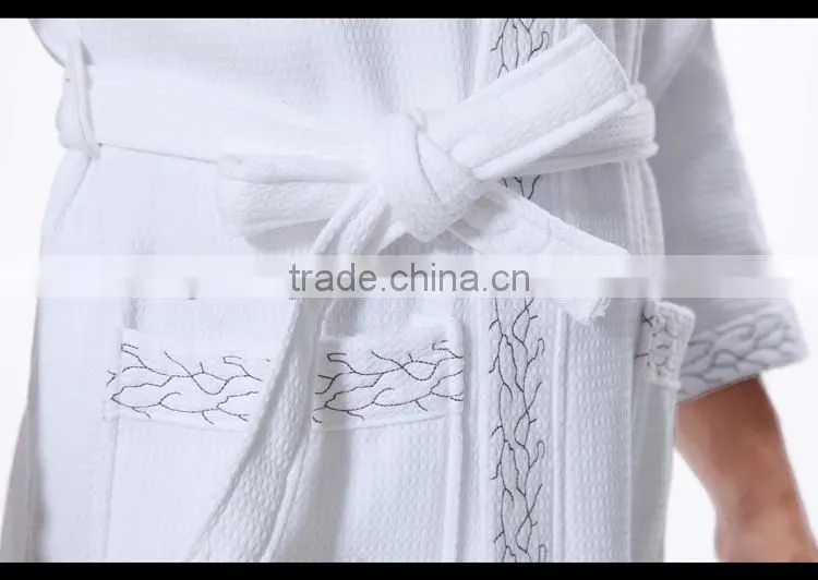 japanese bathrobe/kimono bathrobe,cotton white bathrobe wholesale
