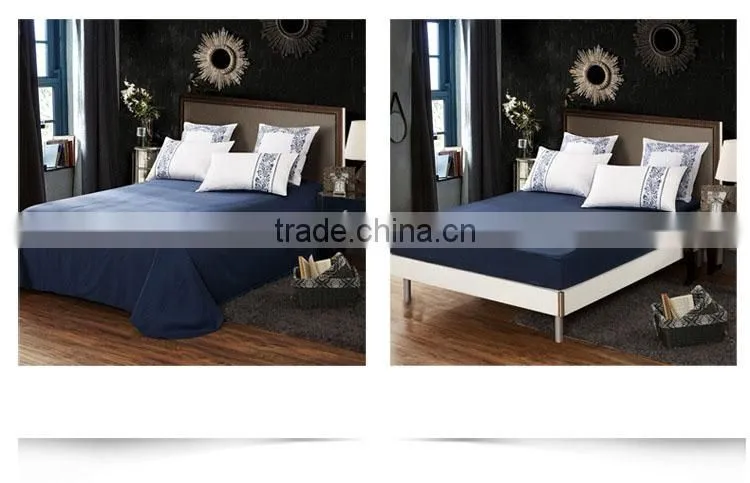 Hotel bedsheets embroidering bedding sets luxury 100% cotton double bed set