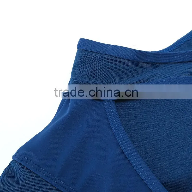 Stretch Strappy Nylon Workout Fitness Womens Tops Sports Bra