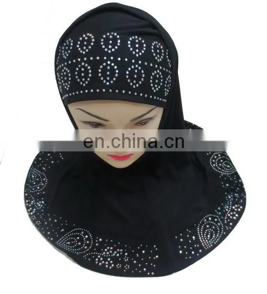 Hijabs Islamic Scarf Shemagh Fashion Scarf In Blue