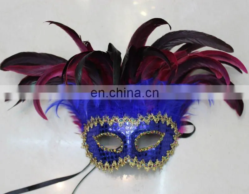 goose feather mask