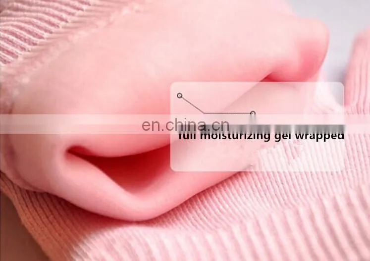 OEM Ultra-Soft Moisturizing Gel Socks Oil Infused Spa Socks