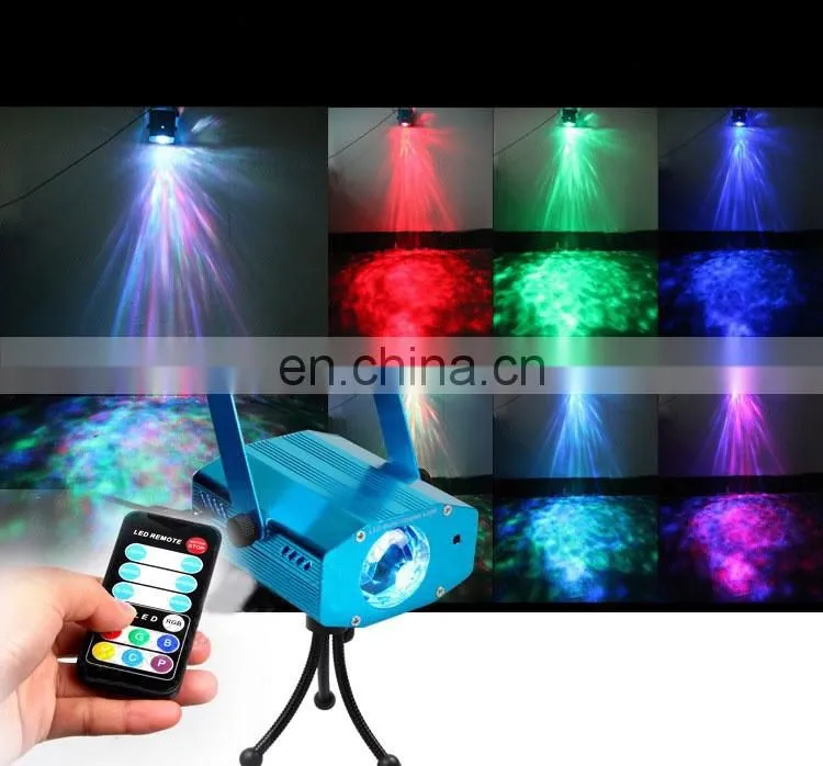 mini Multi-colors led water ripple effect disco party light, party light in stock ,Water ripple party light whosale