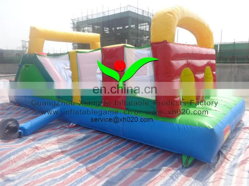 New arrived Sport game mini inflatable obstacle combo slide