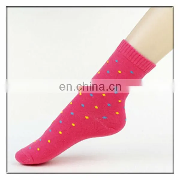 spots printed women socks