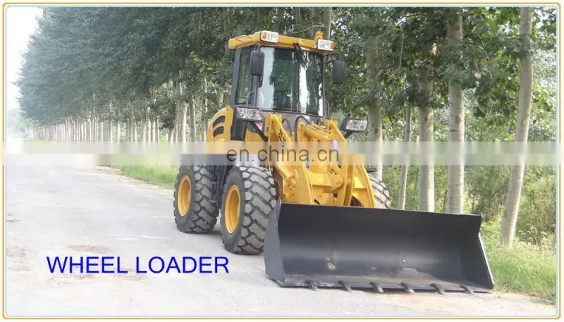 1.6ton front end wheel loader with snow bucket