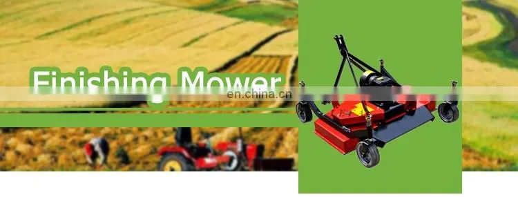 3 point hitch pto tractor finish mower with ce