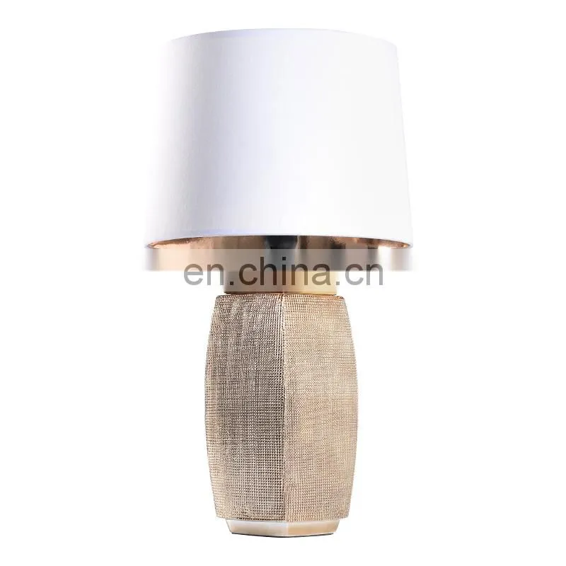 Home ceramic led desk lamp and table lamp for indoor room