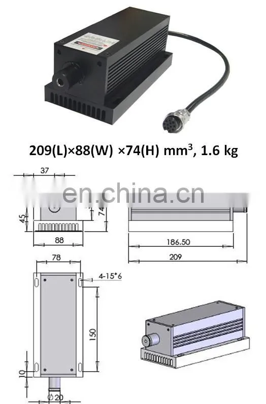 CNI 50mw 80mw 100mw 150mw 593.5nm DPSS Orange Laser