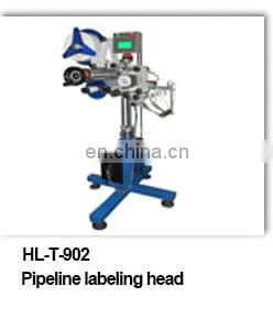 Packaging Production Line Automatic Labeler , Single Labeling Machine Heads