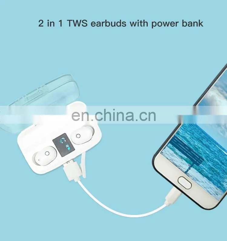 Tws Led Display Power Tws B172 B171 B169 Mini Earbud Earphone Wireless Headset With Charging Box