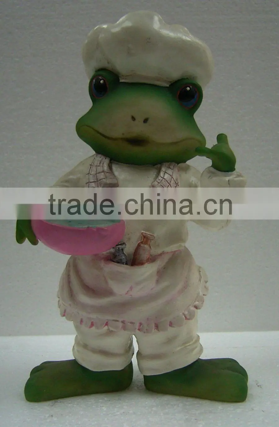 Custom Lifelike Resin Frog Doctor Resin Colorful Painting Figurine Statue