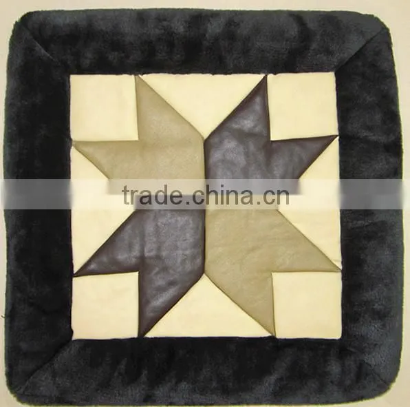 printed fleece seat cushion