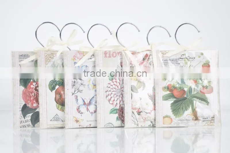 35g scented paper sachet with iron hook