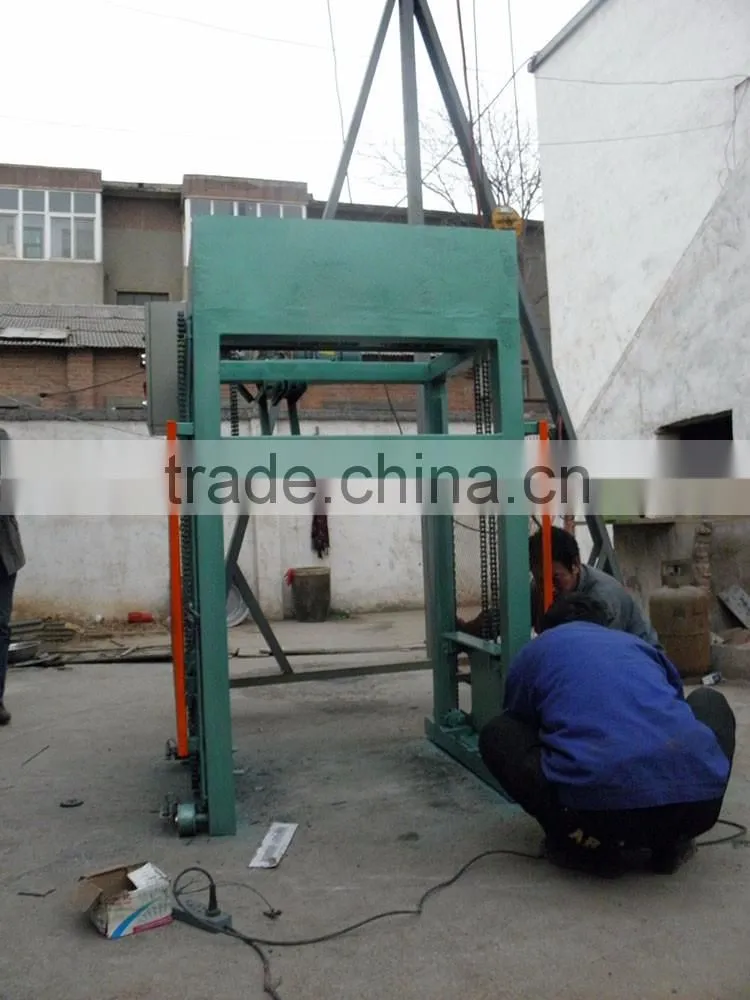 Brick stacker crane, brick palletizer, palletizing machine for cement block