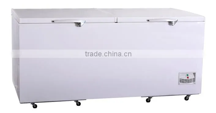 1000L commercial supermarket Manual Defrost chest freezer