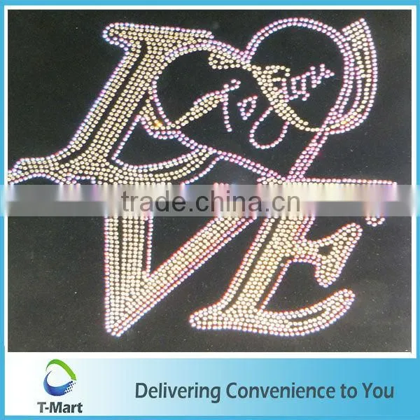 fashion decorative rhinestone hotfix design