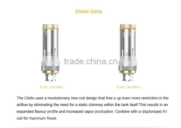 Large vapor Aspire Cleito Tank with Good Flavor,Aspire Cleito Tank in Stock