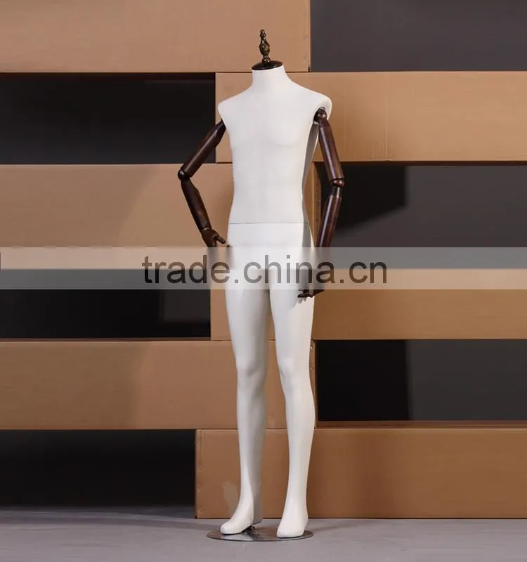 flexible male mannequin with neck cup
